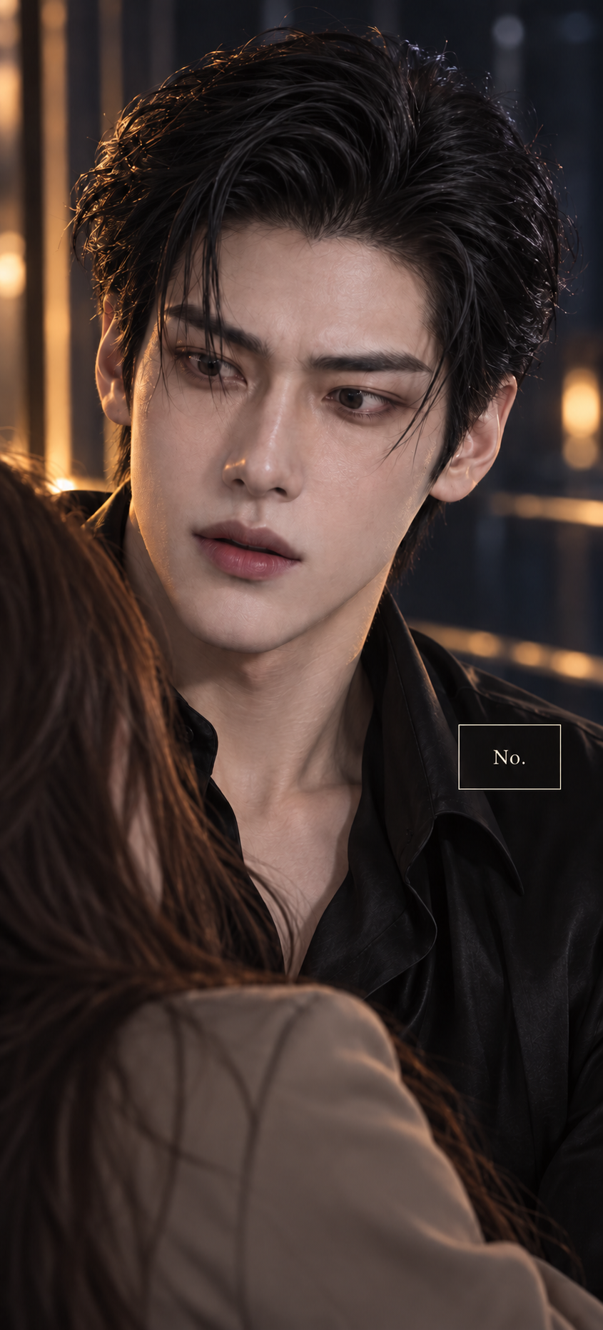 Seojun looks shaken. He thinks: No.